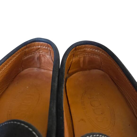 Tod's Black Suede Loafers - Picture 7 of 13